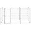 Outdoor Dog Kennel Galvanized Steel 78.1 ft¬≤